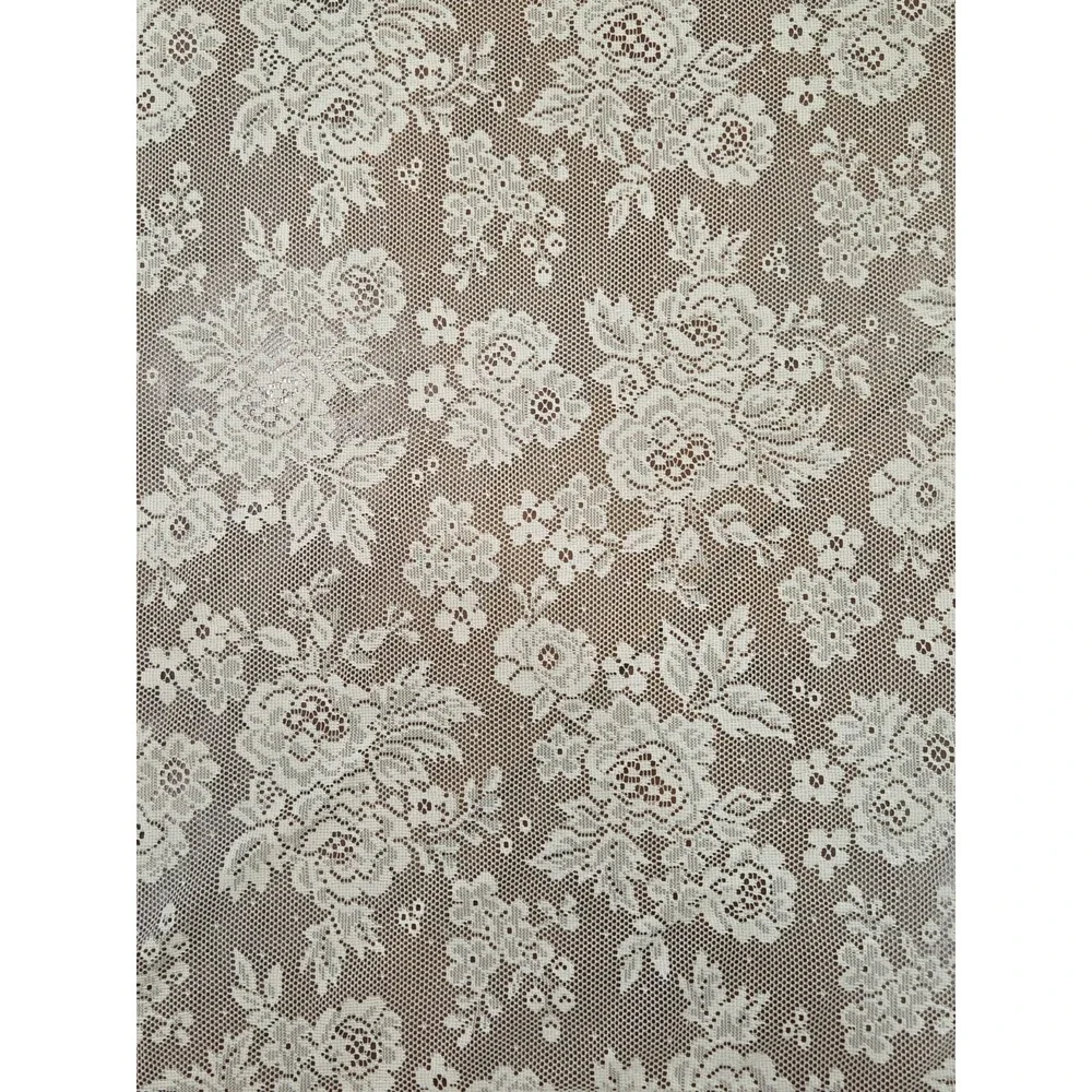 2 Vintage Lace Curtain Panels 38